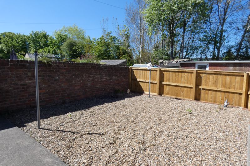 Rear gravelled garden- click for photo gallery